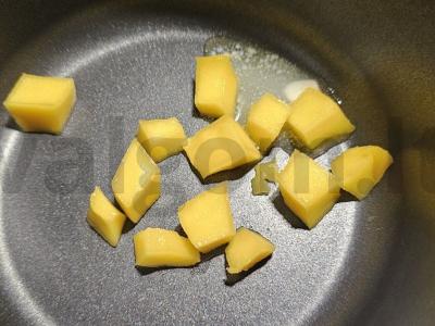 Herkulio košė su karamelizuotu mangų Žingsnis 5