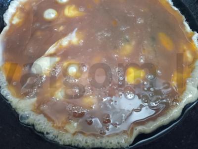 Azijietiškas omletas ryžių popieriuje Žingsnis 3