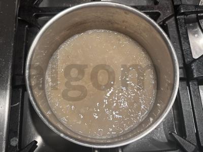 Poke dubuo su upėtakiu ir bulguru Žingsnis 2