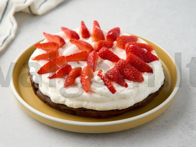 Braškinių-šokoladinis tortas Žingsnis 7