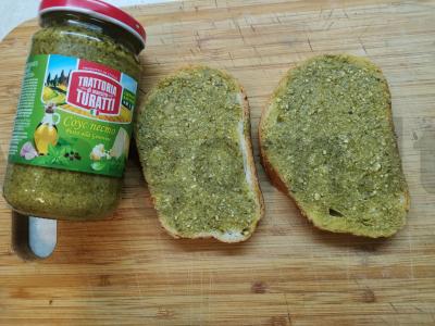 Sumuštiniai su bekonu ir pesto Žingsnis 1