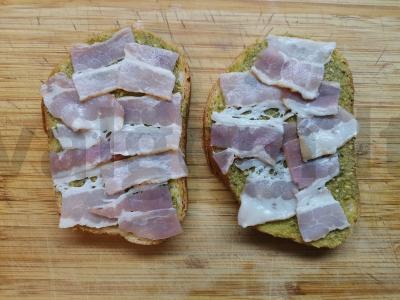 Sumuštiniai su bekonu ir pesto Žingsnis 2