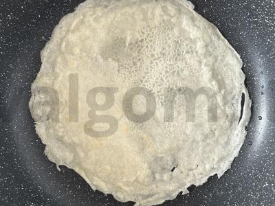 Vegetariški blynai su krakmolu Žingsnis 4