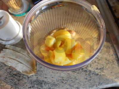 Bananų-nektarinų kokteilis su vandeniu Žingsnis 2