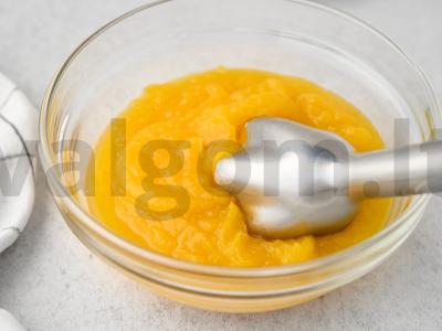 Neskrudintas moliūgų pyragas Žingsnis 1