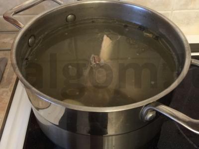 Harcho su rudais ryžiais ir be glitimo prieskoniais Žingsnis 1