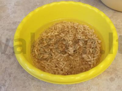 Harcho su rudais ryžiais ir be glitimo prieskoniais Žingsnis 6