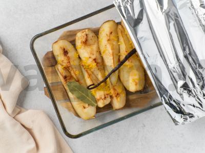 Karamelizuoti kriaušės Žingsnis 5