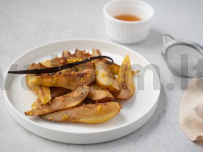 Karamelizuoti kriaušės Žingsnis 7