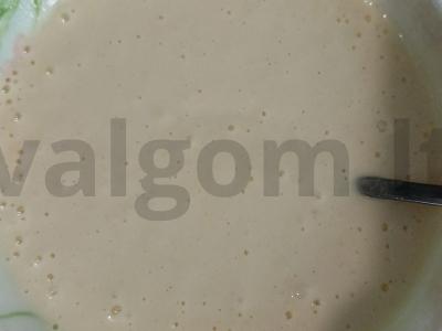 Pankekai su kefyru ir ryžių miltais Žingsnis 4