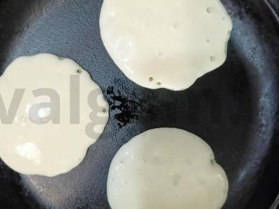 Pankekai su kefyru ir ryžių miltais Žingsnis 5