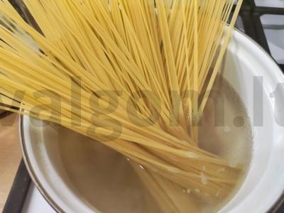 Karbonares makaronai su provanso žolelėmis Žingsnis 6