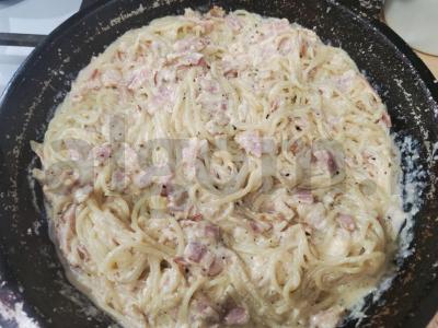 Karbonares makaronai su provanso žolelėmis Žingsnis 8