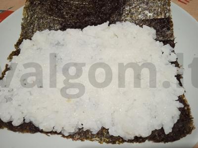 Keptas ritinys su tunu ir varškės sūriu Žingsnis 1