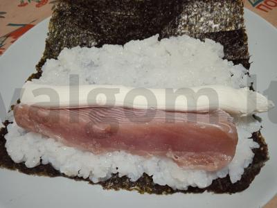 Keptas ritinys su tunu ir varškės sūriu Žingsnis 3