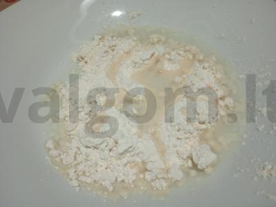 Keptas ritinys su tunu ir varškės sūriu Žingsnis 5