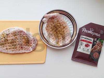 Kiaulienos kotletai su bulvėmis prancūziškai Žingsnis 2