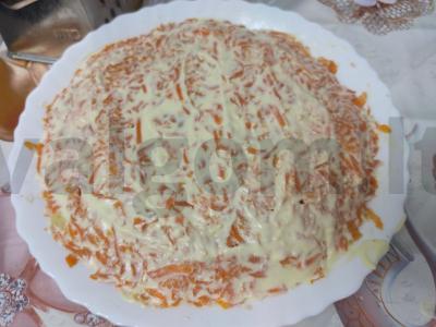 Silkė po šuba be svogūnų Žingsnis 4