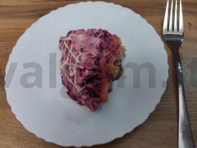 Silkė po šuba be svogūnų pagrindine nuotrauka