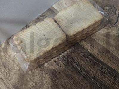 Mini pyragas iš sausainių su vyšniomis Žingsnis 1