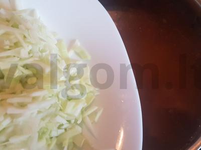 Nuostabus mėsos borščas Žingsnis 5