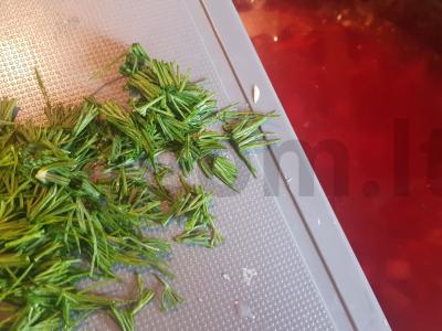 Nuostabus mėsos borščas Žingsnis 12