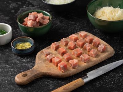 Grietinėlės makaronai su lašiša Žingsnis 2