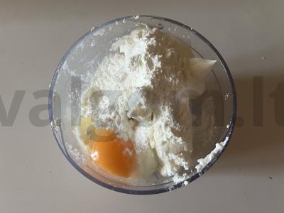 Švelniausia varškės apkepas be miltų Žingsnis 2