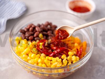 Meksikietiškai įdarytas batatas Žingsnis 6