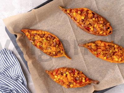 Meksikietiškai įdarytas batatas Žingsnis 7