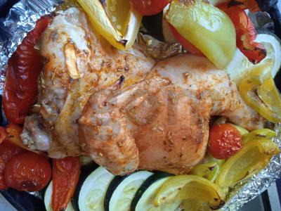 Marinuota vištiena, kepta su daržovėmis Žingsnis 5