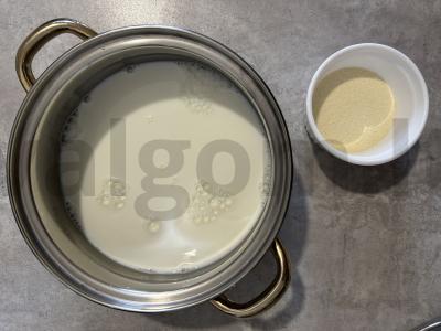 Bananų manka per 15 minučių Žingsnis 1