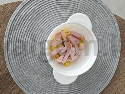 Salotas su karbonaidu ir grūdėta garstyčia Žingsnis 2