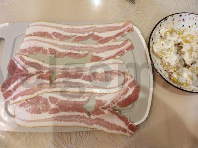 Užkandis „Vyrų“ su bekonu Žingsnis 5