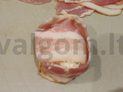 Užkandis „Vyrų“ su bekonu Žingsnis 7