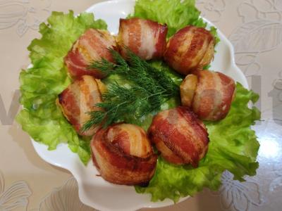 Užkandis „Vyrų“ su bekonu pagrindine nuotrauka