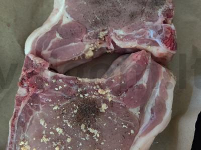 Keptas kiaulienos steikas su moliūgu ir grikių koše Žingsnis 1