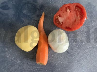 Daržovių sriuba su namine makaronais Žingsnis 2