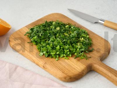 Kukurūzų salotas su laimu ir avokadu Žingsnis 4