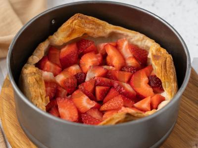 Keksiukas su braškėmis Žingsnis 5