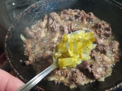 Paprika, įdaryta vištienos kepenėlėmis su čiobreliais Žingsnis 2