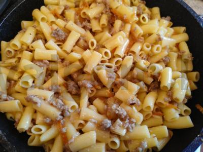 Beigluteniai vamzdiniai makaronai „Po-flotiski“ Žingsnis 9