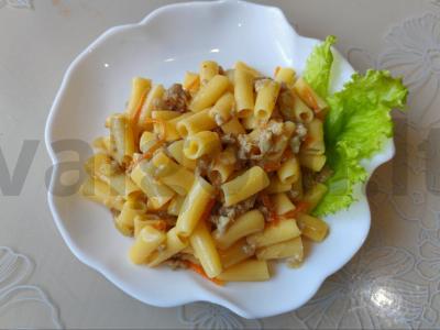 Beigluteniai vamzdiniai makaronai „Po-flotiski“ pagrindine nuotrauka