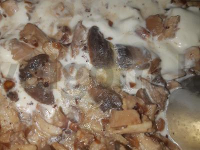 Vištiena su grybais padaže Žingsnis 5