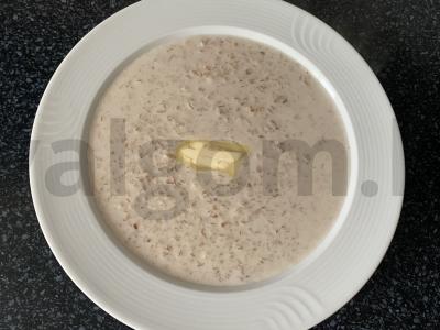 Grikių ir avižų košė su grietinėlėmis Žingsnis 4