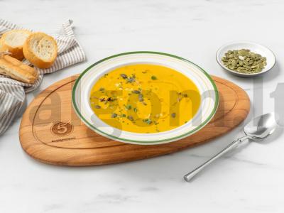 Keptos moliūgų sriuba pagrindine nuotrauka