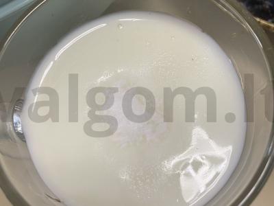 Kepinys „Namų varškės“ su ruduoju cukrumi iš virto pieno Žingsnis 4