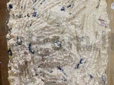 Kepinys „Namų varškės“ su ruduoju cukrumi iš virto pieno Žingsnis 8