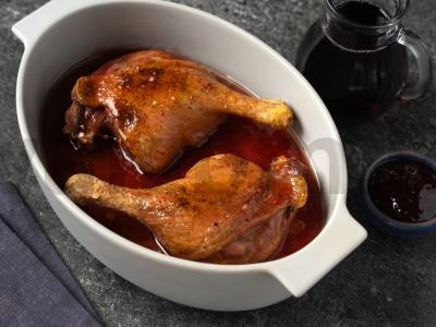 Anties šlaunelės aviečių glazūroje Žingsnis 2