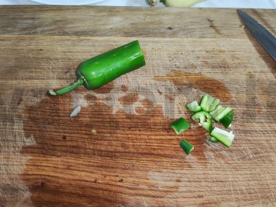 Aštrus šakšukas su sūriu Žingsnis 3